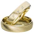 Wedding rings yellow gold 5mm