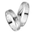 Wedding rings white gold 4mm