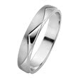 Wedding rings white gold 4mm