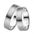 Wedding rings white gold 5mm