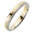 Wedding rings yellow-white gold 3,5mm