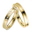 Wedding rings yellow gold 4mm