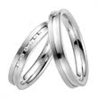 Wedding rings white gold 4mm