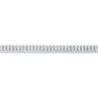 Modern Bracelet Silver Zirconia Stones 22G