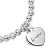 Sterling Silver Pearl Bracelet With Heart Charm