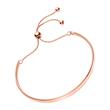 Bangle rose gold plated silver with engraving option