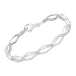 Sterlingsilber Armband mit Zirkoniasteinen