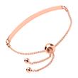 Armband 925 zilver rose goud graveerbaar