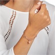Rosévergoldetes 925er Silber Armband Herz gravierbar