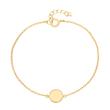 Engraving Bracelet In Gold-Plated Sterling Silver