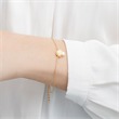 Armband Muschel aus vergoldetem 925er Silber mit Perle