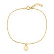 Bracelet in gold-plated 925 silver with zirconia