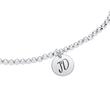 Elastic ball bracelet in sterling silver, engravable