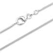 Sterling silver chain: Snake chain silver 0,8mm