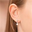 Exclusive earrings sterling silver pearl heart