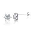 Stud oorbellen 925 sterling zilver Zirkonia