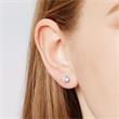 Stud earrings sterling sterling silver zirconia