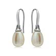 Shiny pearl earrings sterling sterling silver