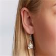 925er Silber Ohrhänger mit Perle und Zirkonia