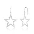 Earrings stars from 925 silver