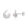 Ohrstecker für Damen aus Sterlingsilber mit Perlen