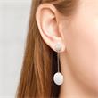 Earrings For Ladies Made Of 925 Silver, Engravable