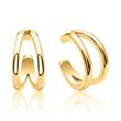 Ladies ear cuffs in gold plated sterling silver