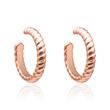 Ear cuffs for ladies in sterling silver, rose gold plated