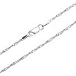 Sterling silver singapore necklace 1,8mm
