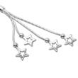 Exklusive Silberkette mit Sternenanhängern