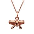 Rose gold plated silver necklace pendant