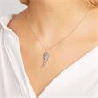 Necklace With Pendant Sterling Silver Zirconia