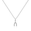 Silver necklace pendant dowsing rod