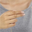 Delicate chain dowsing rod sterling silver gold
