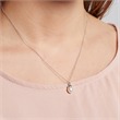 Ketting voor dames in 925 sterling zilver met parel