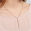 Platelet chain for ladies in sterling silver gold plated