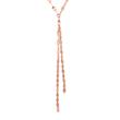 Necklace in sterling sterling silver rose gold plated