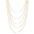 Layer chain in gold-plated sterling silver