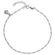 Anklet in sterling sterling silver shell element