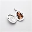 Contemporary locket sterling sterling silver