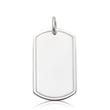 Engravable sterling sterling silver dog tag