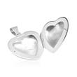 Silver heart locket engraving possible