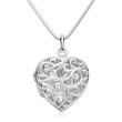 Silver Heart Locket Engraving Possible