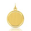 Sterling silver pendant gold plated engravable