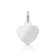 Sterling Silver Pendant Heart Engravable