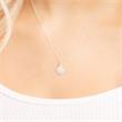 Small Round Pendant + Necklace Engravable