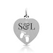 Sterling silver pendant engraving possible