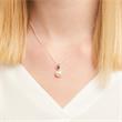 Sterling silver necklace with pearl pendant