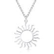 Sterling sterling silver pendant sun