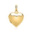 Sterling sterling silver necklace heart locket gold plated